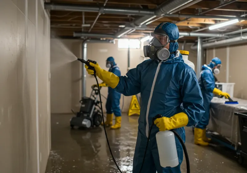 Basement Sanitization and Antimicrobial Treatment process in White Sulphur Springs, MT